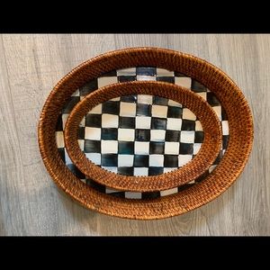 Mackenzie Childs Medium and small tray